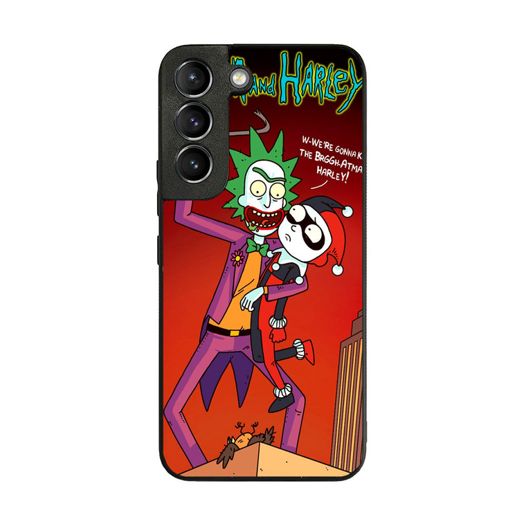 Rick And Morty Joker and Harley Samsung Galaxy S22 Plus Case