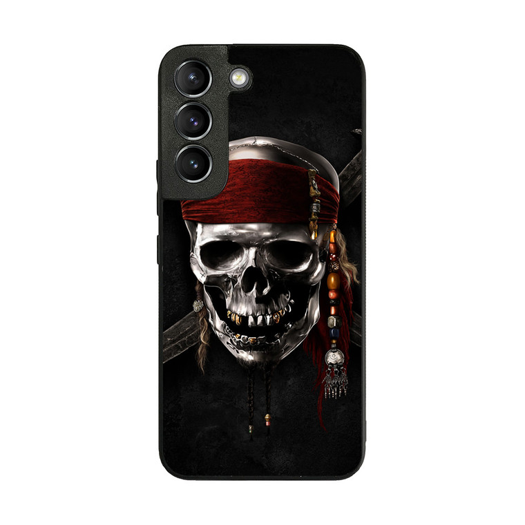 Pirates of Carribean Skull Logo Samsung Galaxy S22 Plus Case