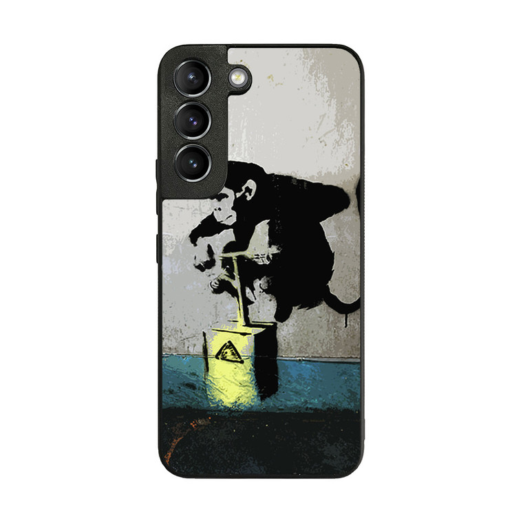 Banksy Monkey Samsung Galaxy S22 Plus Case