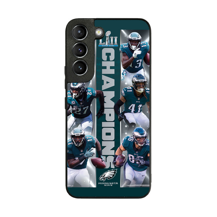 Philadelphia Eagles Super Bowl Samsung Galaxy S22 Plus Case