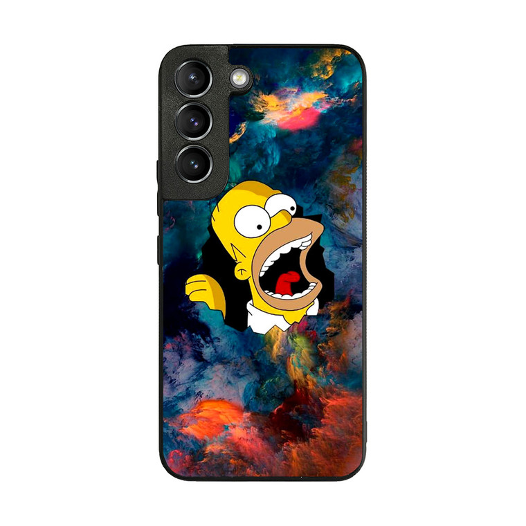 Homer Behind The Black Hole Samsung Galaxy S22 Plus Case