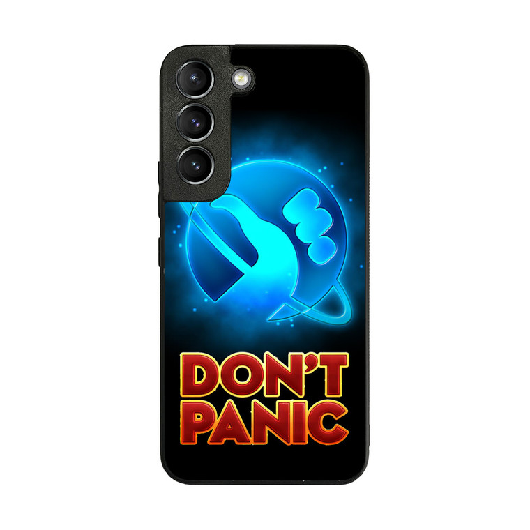 Hitchhiker's Guide To The Galaxy Dont Panic Samsung Galaxy S22 Plus Case