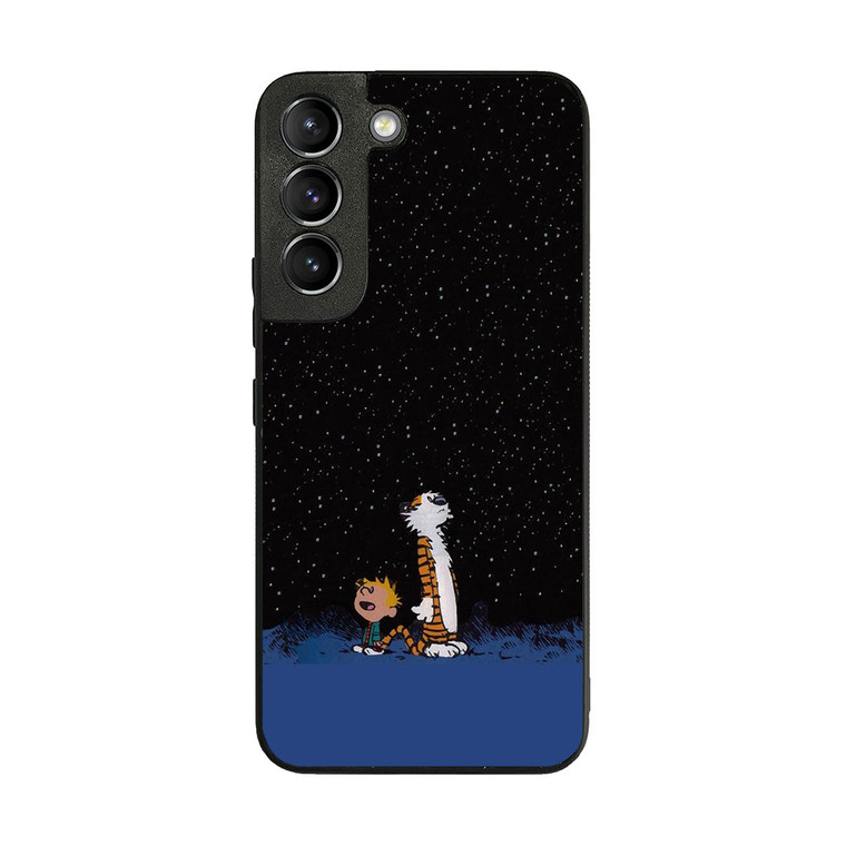 Calvin and Hobbes Space Samsung Galaxy S22 Plus Case