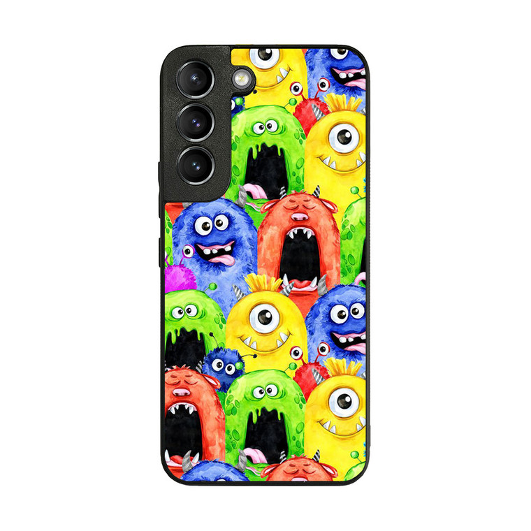 Monster Watercolor art Samsung Galaxy S22 Plus Case