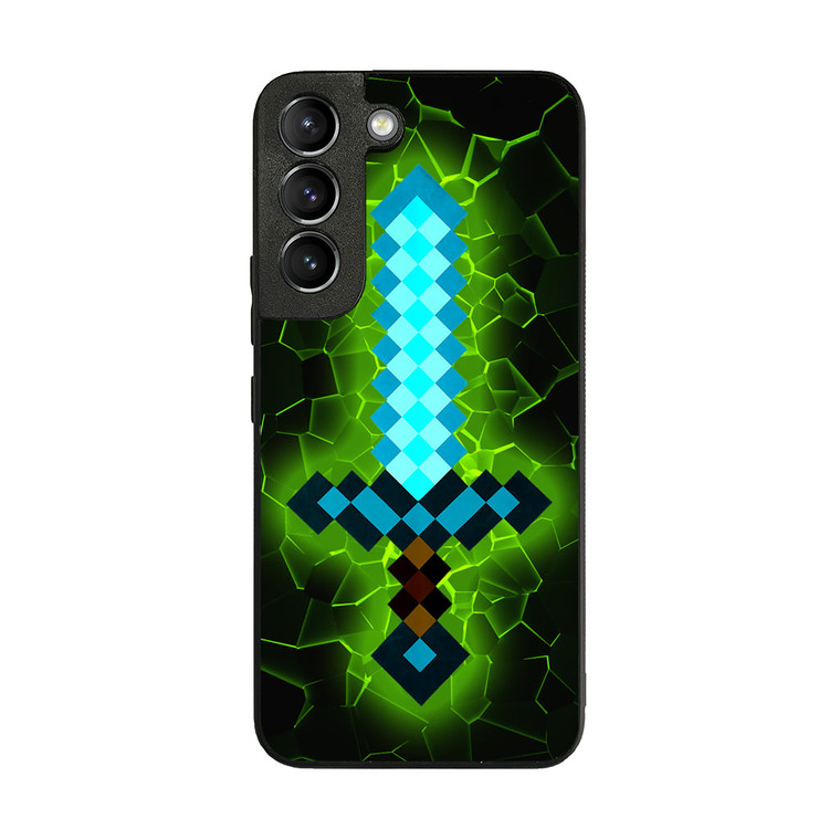 Minecraft Diamond Sword Samsung Galaxy S22 Plus Case