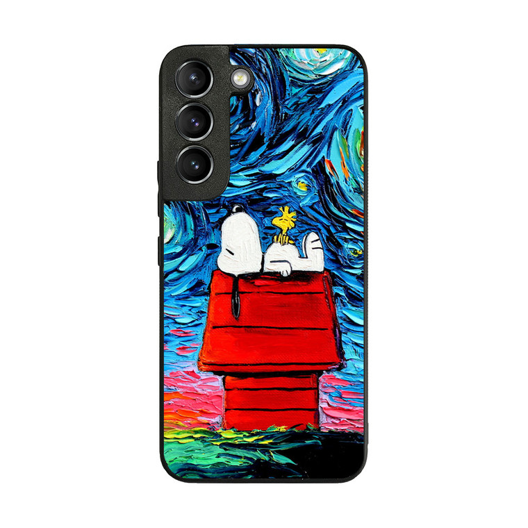 Snoopy Starry Night Van Gogh Samsung Galaxy S22 Plus Case