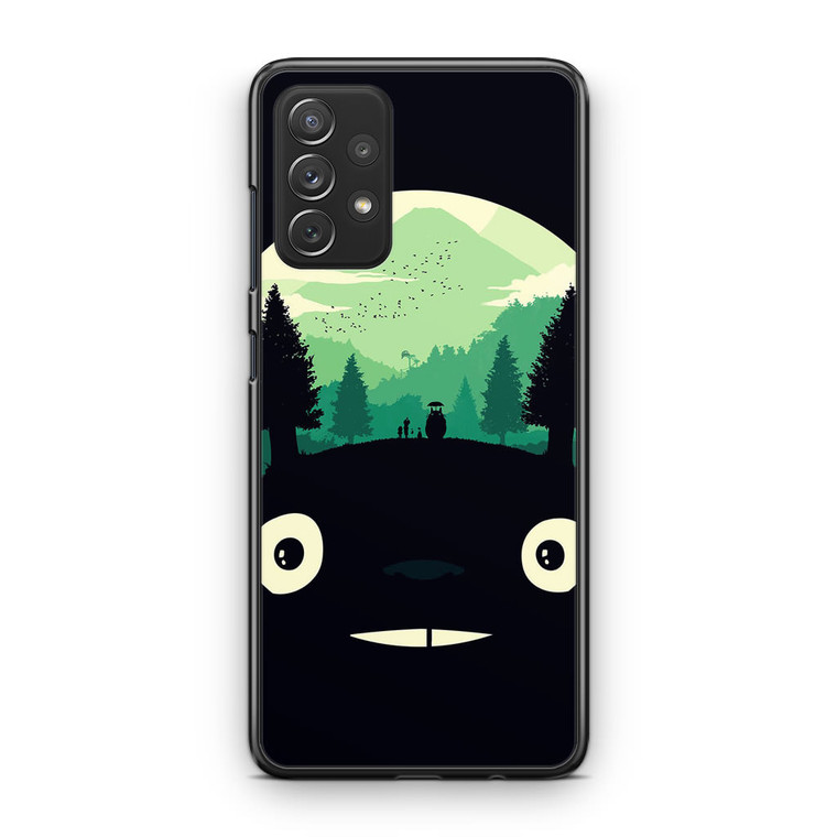Totoro Simple Dark Samsung Galaxy A13 Case