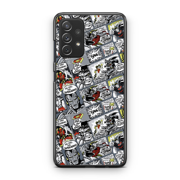 Comics Superhero Collage Samsung Galaxy A13 Case