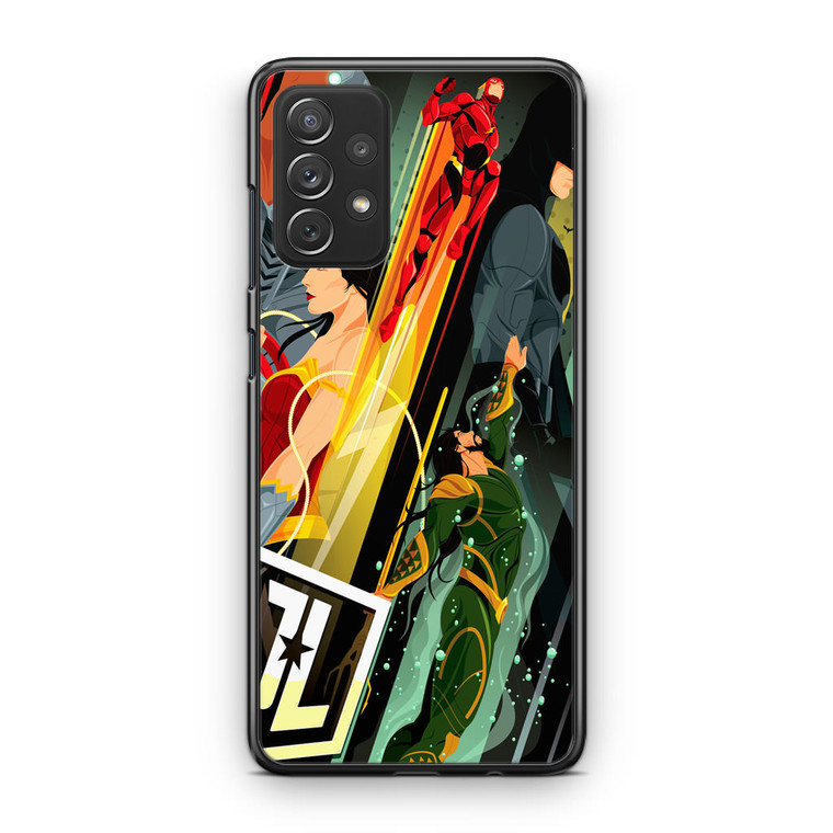 Justice League Poster Samsung Galaxy A13 Case