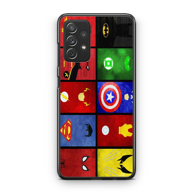 Superhero Collage Samsung Galaxy A13 Case