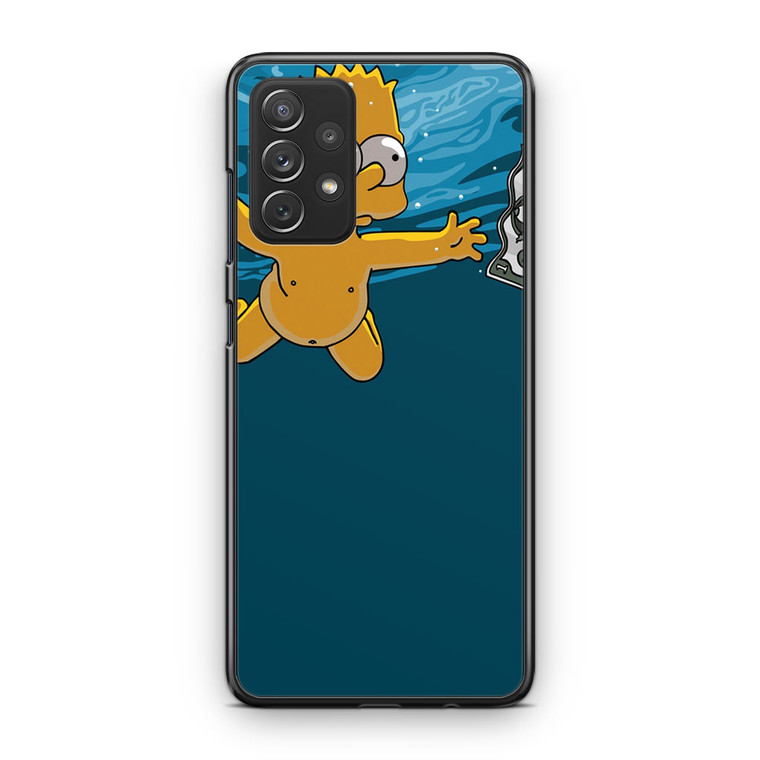 Swimming For Money Bart Samsung Galaxy A13 Case