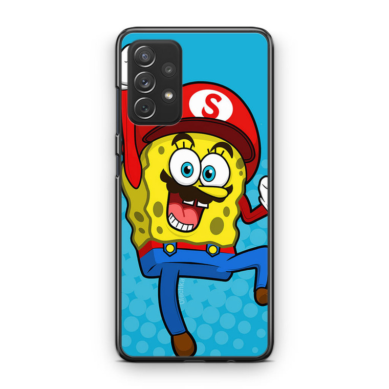 Spongebob Super Mario Samsung Galaxy A13 Case