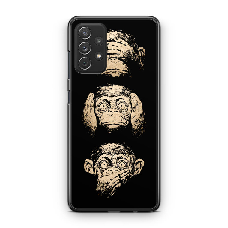 3 Wise Monkey Samsung Galaxy A13 Case