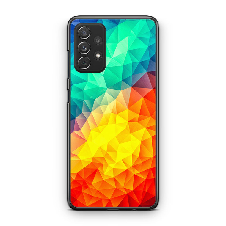 Abstract Multi Color Cubizm Painting Samsung Galaxy A13 Case
