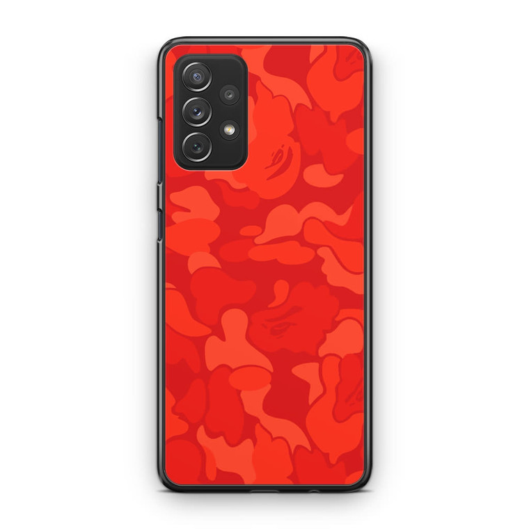 Bape Camo Red Samsung Galaxy A13 Case