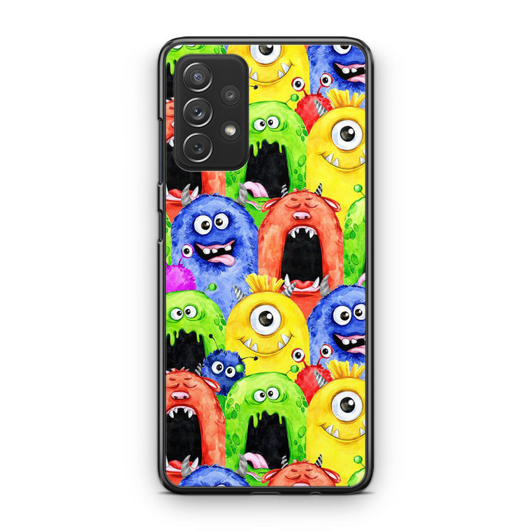 Monster Watercolor art Samsung Galaxy A13 Case