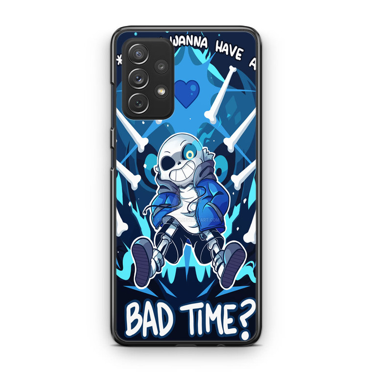 Undertale Sans Bad Time Samsung Galaxy A13 Case