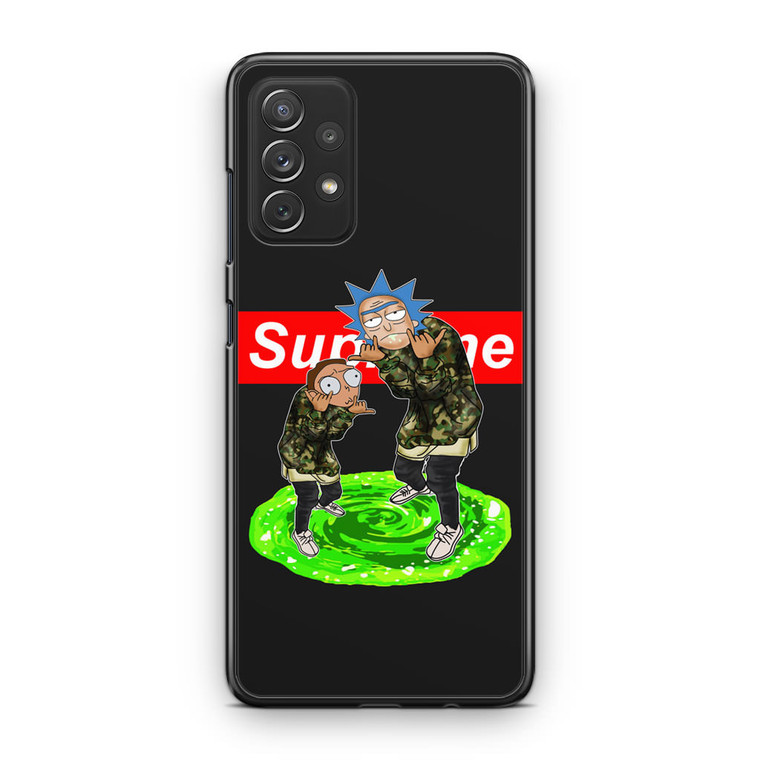 Rick and Morty Supreme Samsung Galaxy A13 Case