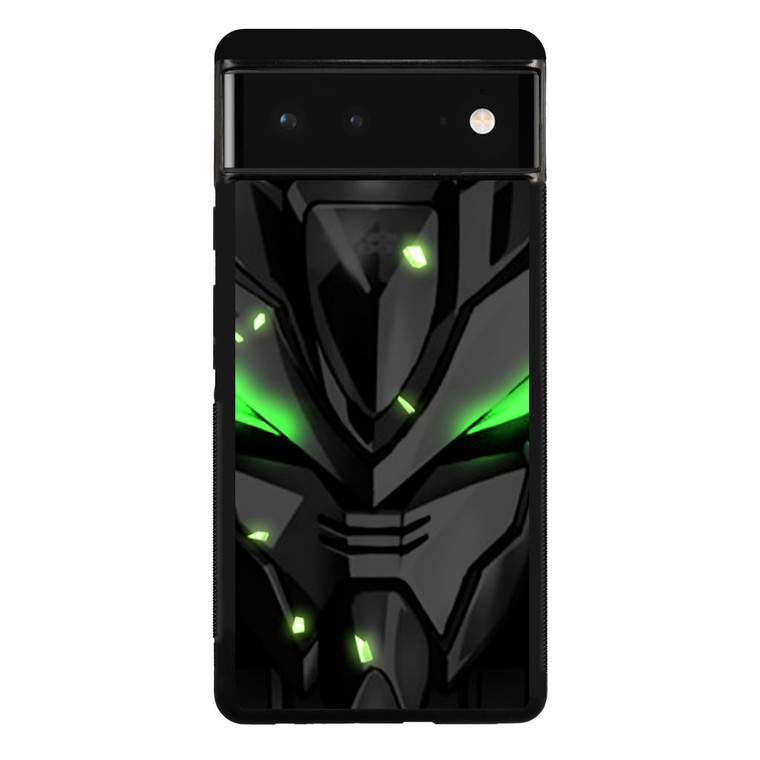 Gundam 00 Head Black Google Pixel 6 Case