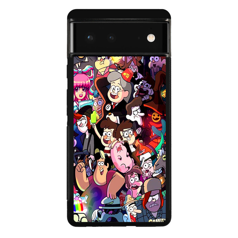 Gravity Falls All Characters Collage Google Pixel 6 Case