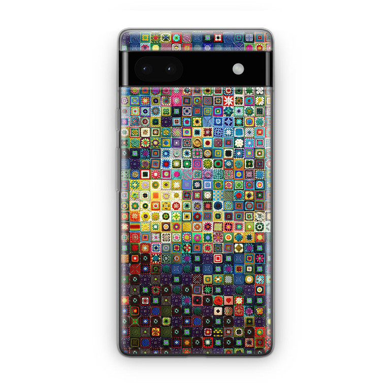 Vincent Van Gogh Starry Night Tiles Google Pixel 6A Case