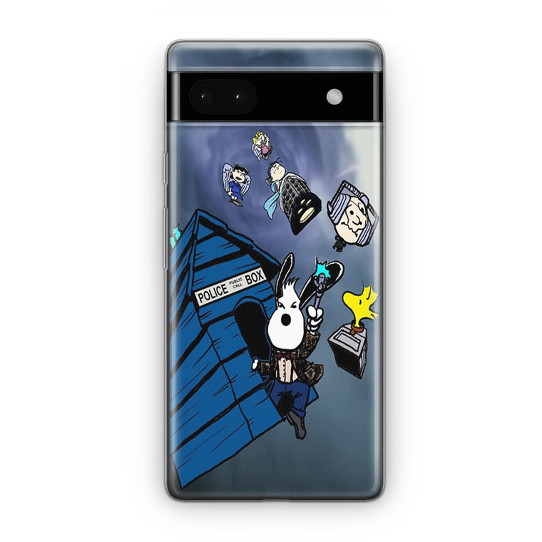 Snoopy Tardis Dr Who Google Pixel 6A Case