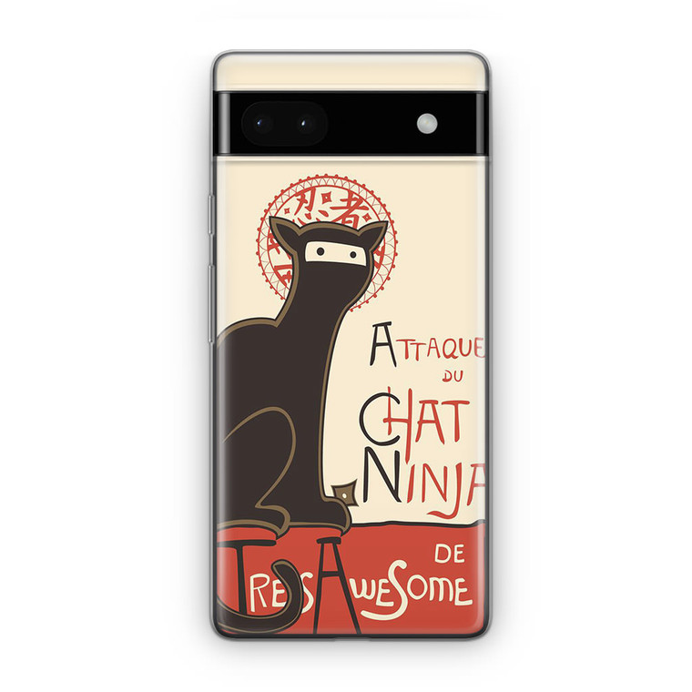 A French Ninja Cat Google Pixel 6A Case