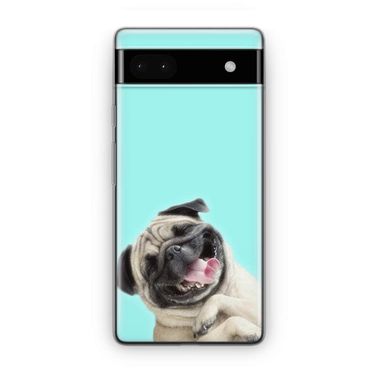 Pug Laughing Google Pixel 6A Case