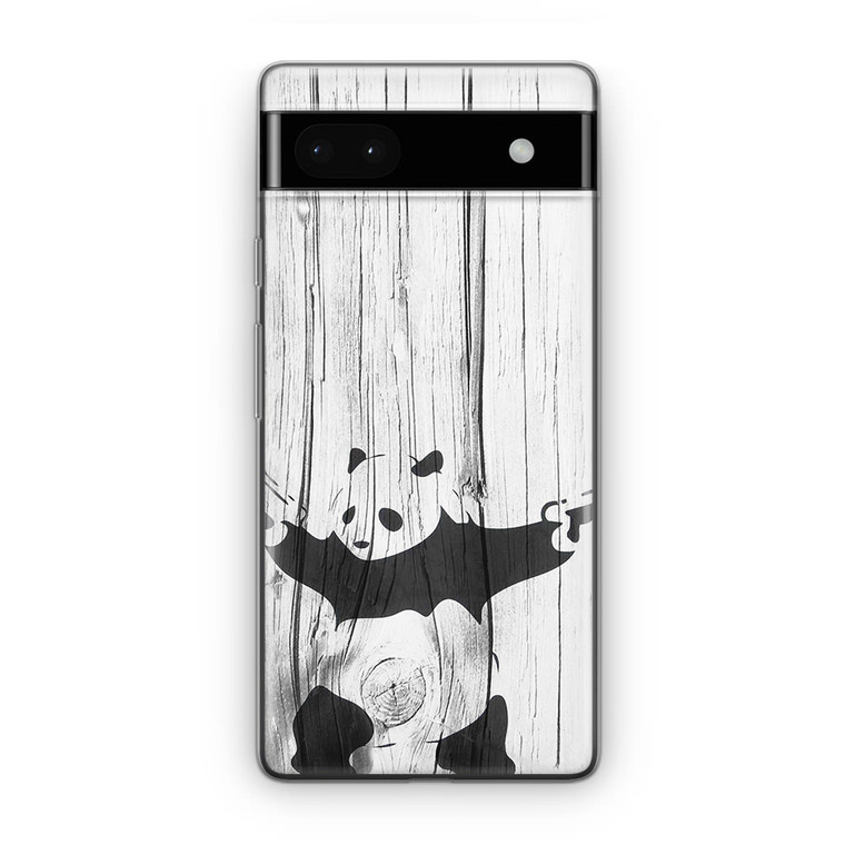 Banksy graffiti panda Google Pixel 6A Case