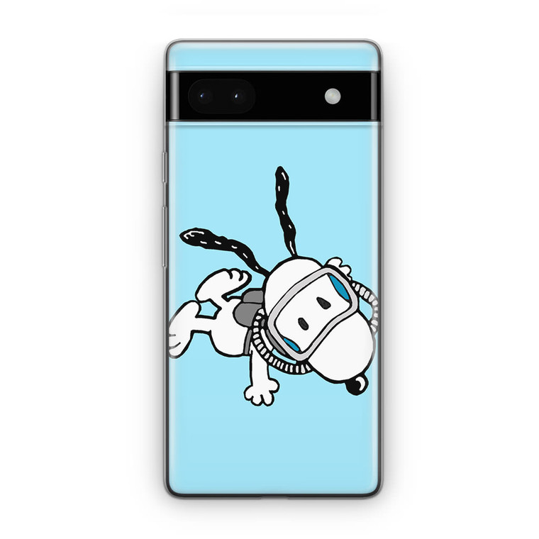 Snoopy Scuba Diving Google Pixel 6A Case
