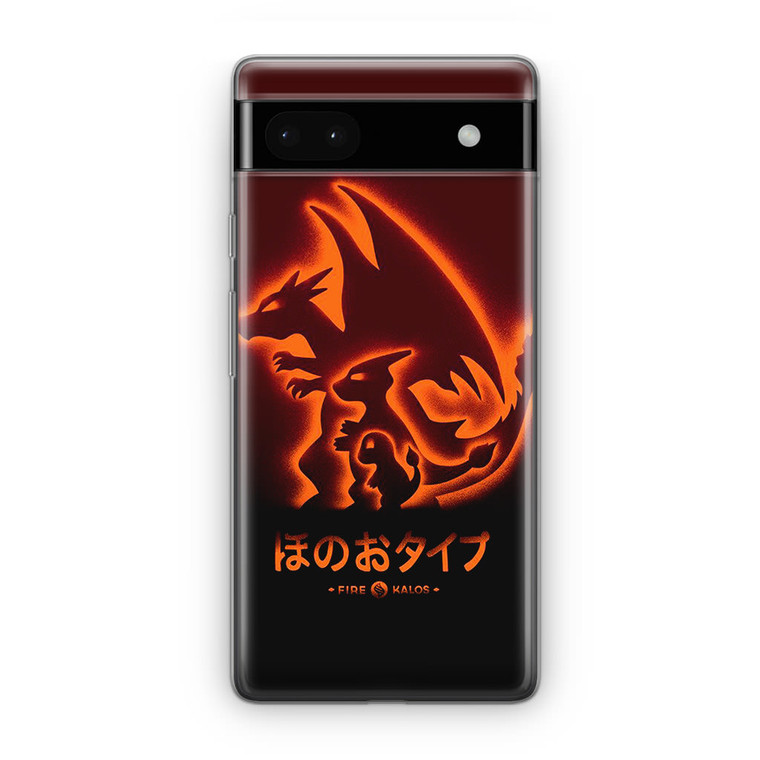 Pokemon Charmander Charizard Google Pixel 6A Case