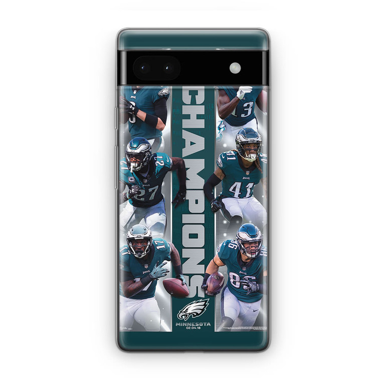 Philadelphia Eagles Super Bowl Google Pixel 6A Case