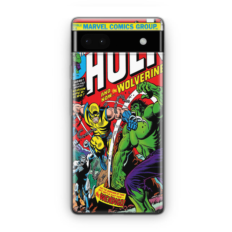 Marvel Comics Cover The Incredible Hulk Google Pixel 6A Case