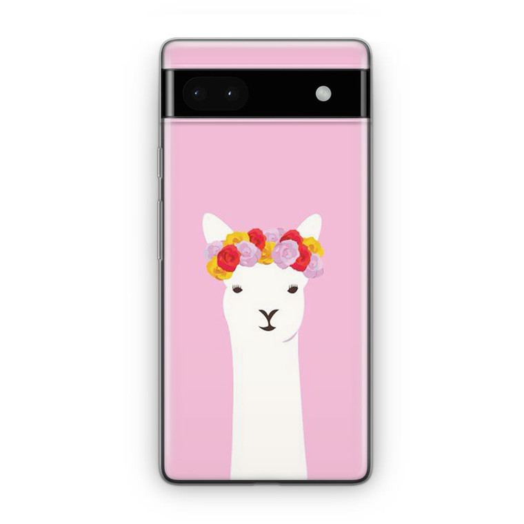 Llama Pink Google Pixel 6A Case