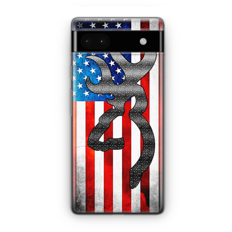 Browning American Flag Google Pixel 6A Case