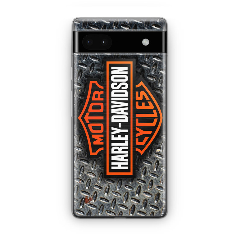 Harley Davidson Logo Diamond Plate Google Pixel 6A Case