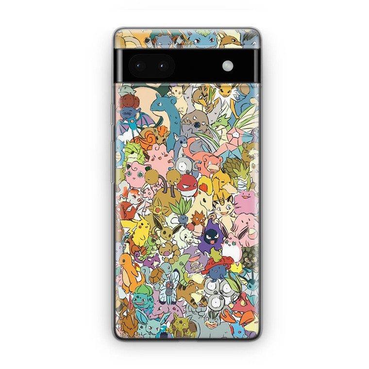 All Pokemon Characters Google Pixel 6A Case