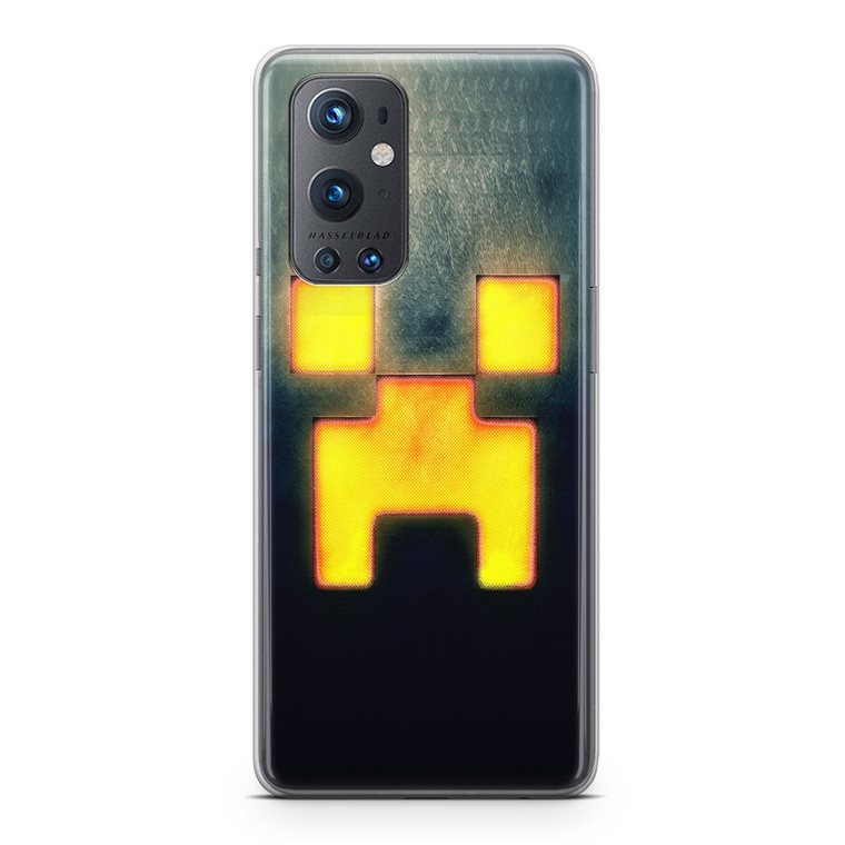 Minecraft Creeper Black OnePlus 9 Pro 5G Case