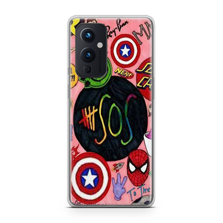 5 SOS Superheroes OnePlus 9 5G Case