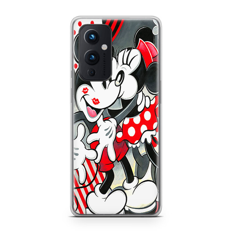 Hug and Kisses Mickey Mini Mouse OnePlus 9 5G Case