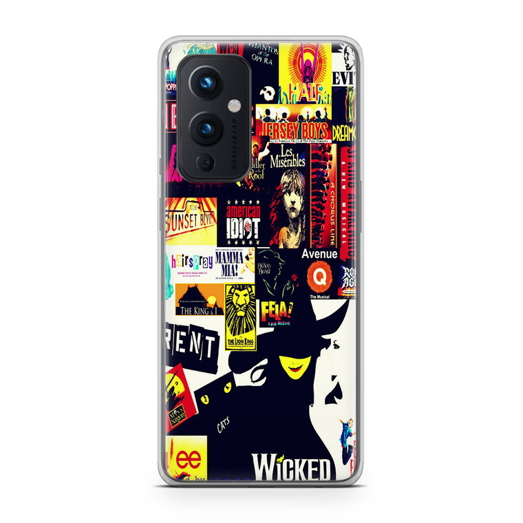 Broadway Musical Collage OnePlus 9 5G Case