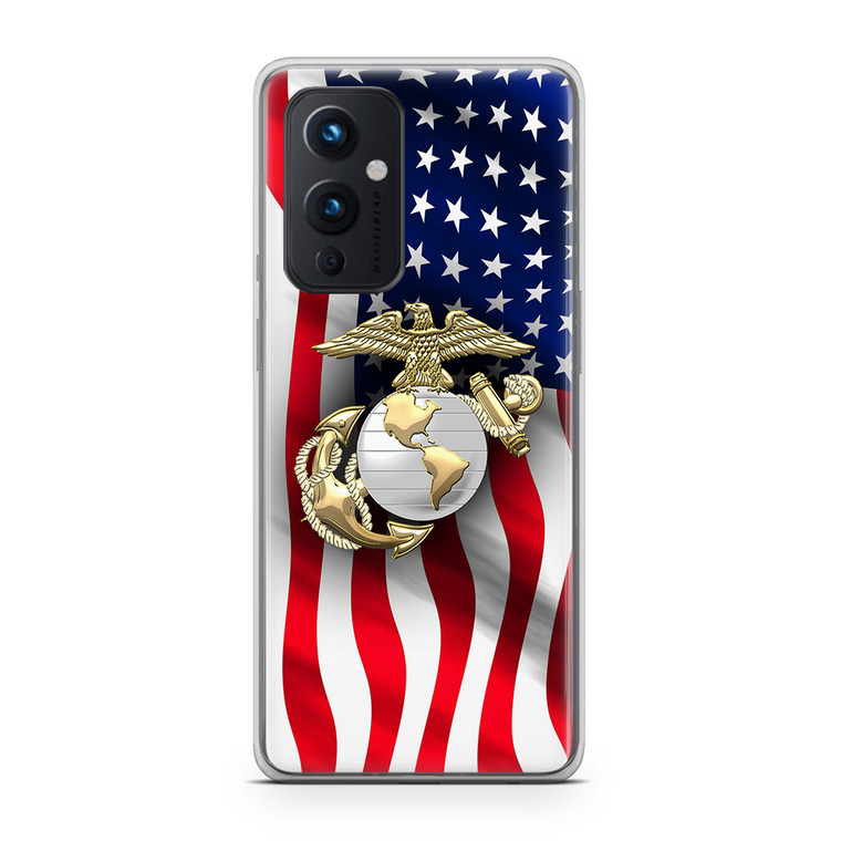 Marine Corps Anchor OnePlus 9 5G Case