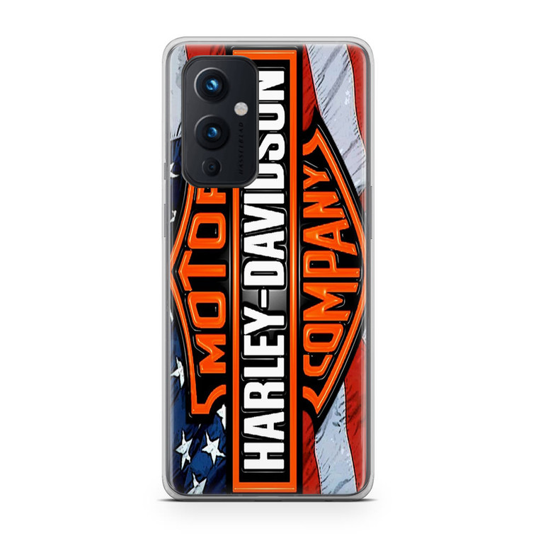 Harley Davidson Flag OnePlus 9 5G Case