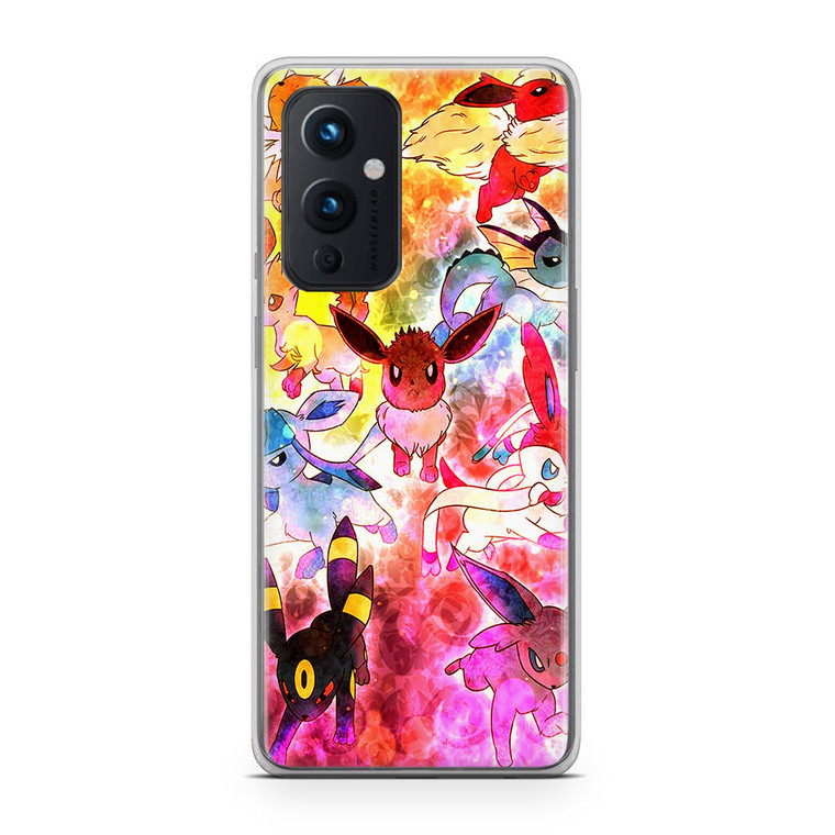 Pokemon Eevee Collage OnePlus 9 5G Case