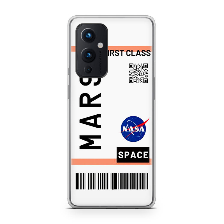 Mars Planet First Class Ticket OnePlus 9 5G Case