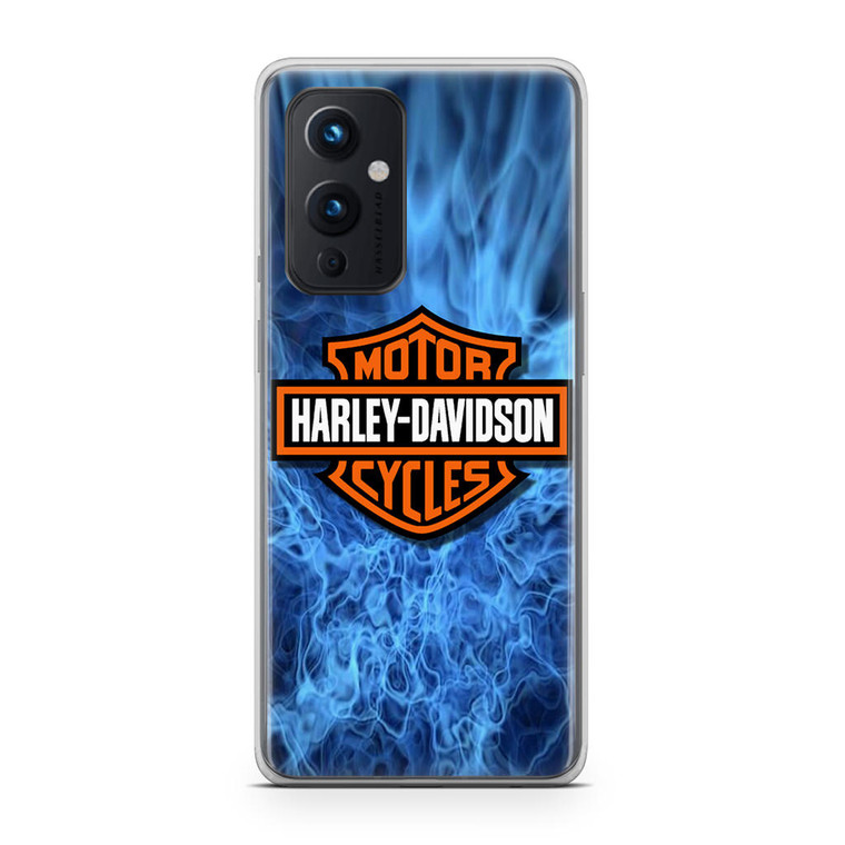 Harley Davidson Blue Flame OnePlus 9 5G Case