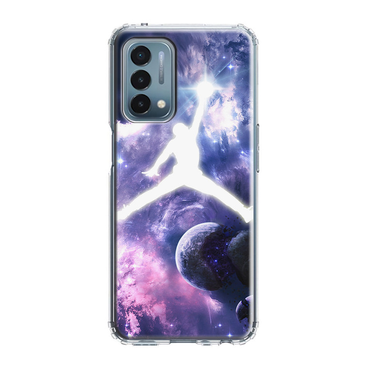 Michael Jordan In Galaxy Nebula OnePlus Nord N200 5G Case