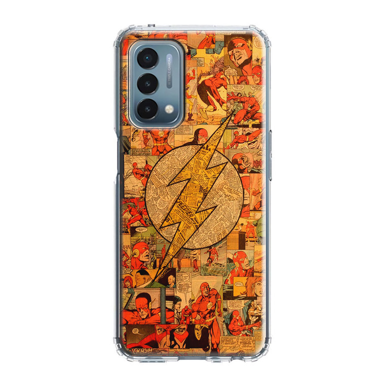 Flash Superhero Logo DC Comics Collage OnePlus Nord N200 5G Case