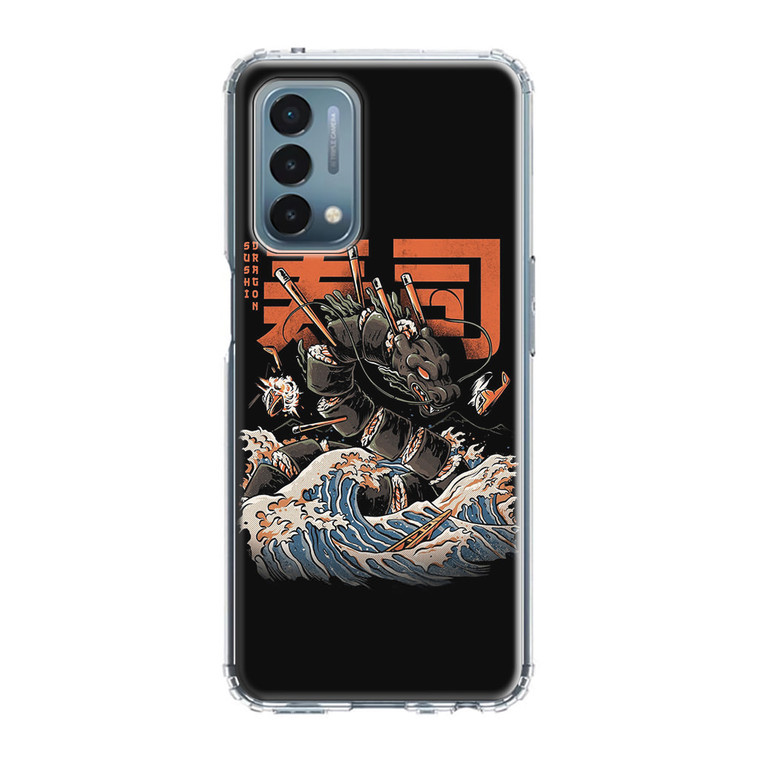 The Black Sushi Dragon OnePlus Nord N200 5G Case