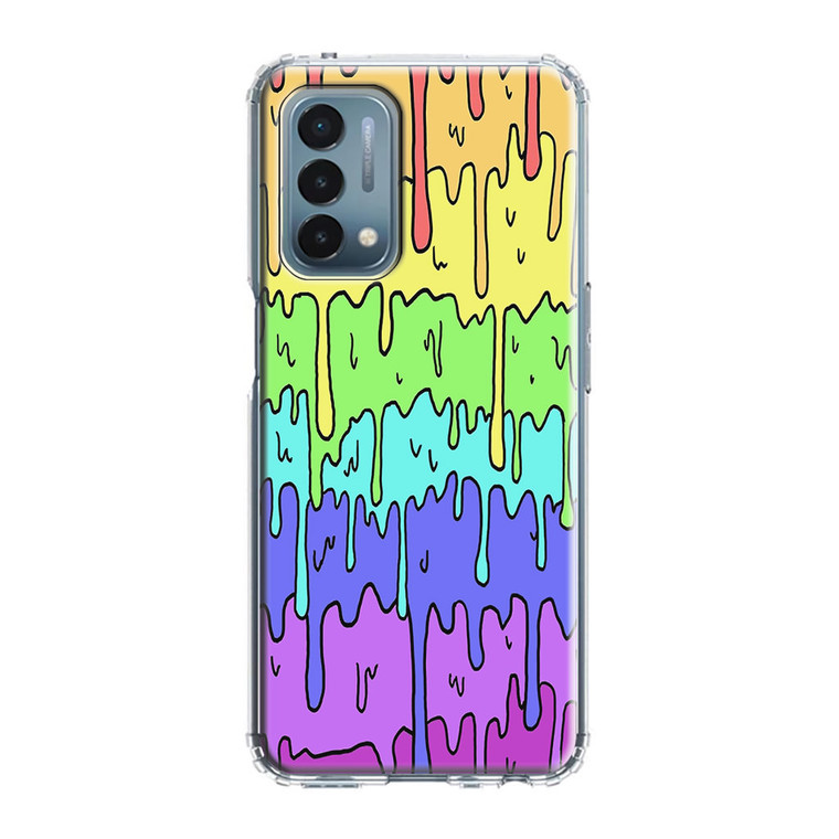 Pastel Kawaii Melting Rainbow OnePlus Nord N200 5G Case